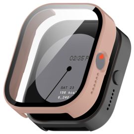 PC FULL COVER Cover in plastica con vetro per CMF Watch Pro rosa