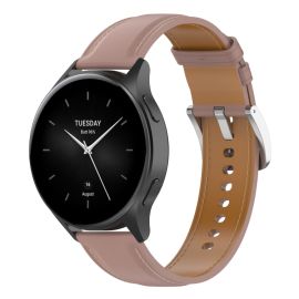 LEATHER Cinturino in pelle per Xiaomi Watch 2 rosa scuro