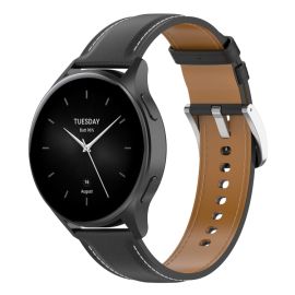 LEATHER Cinturino in pelle per Xiaomi Watch 2 nero