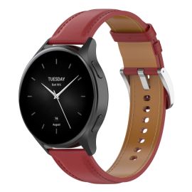 LEATHER Cinturino in pelle per Xiaomi Watch 2 rosso