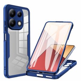 DUAL Cover bifacciale con pellicola Xiaomi Redmi Note 13 Pro blu