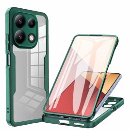 DUAL Cover bifacciale con pellicola Xiaomi Redmi Note 13 Pro verde
