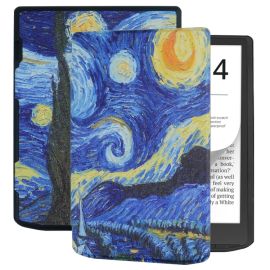 ART Custodia pieghevole per Pocketbook InkPad 4 743G / InkPad Color 3 743K3 / InkPad Color 2 743 CIELO STELLATO