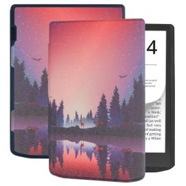 ART Custodia pieghevole per Pocketbook InkPad 4 743G / InkPad Color 3 743K3 / InkPad Color 2 743 SUNSET