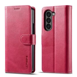 IMEEKE Cover portafoglio per Samsung Galaxy Z Fold6 5G rosa