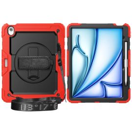 SOLID 360 Cover resistente per Apple iPad Air 13 2025 / Air 13 2024 rossa