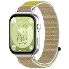 Cinturino in NYLON Huawei Orologio Fit 3 beige-giallo
