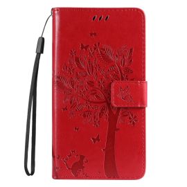 ART CAT Copri portafoglio per Vivo V40 SE 5G rosso