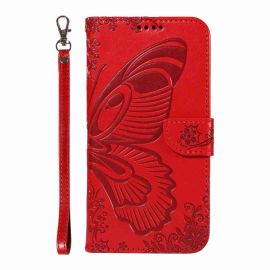 ART BUTTERFLY Copri portafoglio per Vivo V40 SE 5G rosso