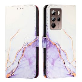 ART MARBLE Cover portafoglio per HTC U24 Pro PURPLE
