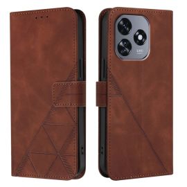 TRIANGOLO Portafoglio con tracolla Oukitel C51 marrone