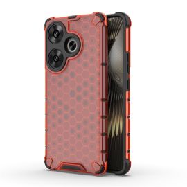 HONEYCOMB Cover protettiva Xiaomi Poco F6 rosso