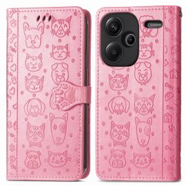ART ANIMALS Cover a portafoglio per Xiaomi Redmi Note 13 Pro+ 5G rosa