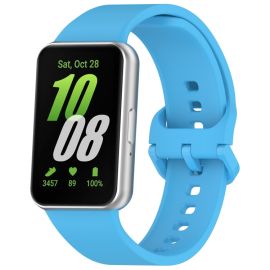 SILICONE Cinturino sostituibile per Samsung Galaxy Fit3 azzurro