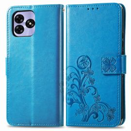 Custodia a portafoglio ART FLOWERS per Umidigi G5 / G5A blu