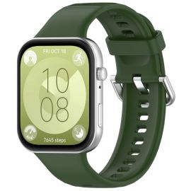 SILICONE Cinturino sostituibile per Huawei Watch Fit 3 verde scuro
