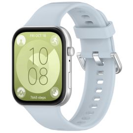 Cinturino sostituibile in SILICONE per Huawei Watch Fit 3 azzurro