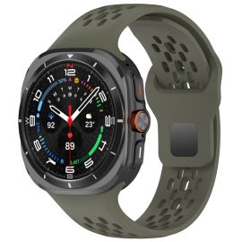 AIRY Cinturino in silicone per Samsung Galaxy Watch Ultra / Watch Ultra 2025 verde