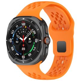 AIRY Cinturino in silicone per Samsung Galaxy Watch Ultra / Watch Ultra 2025 arancione