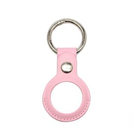 Custodia LEATHER per AirTag Apple rosa