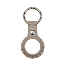 Custodia LEATHER per AirTag Apple grigia
