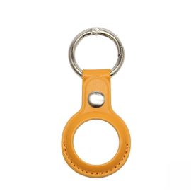 Custodia LEATHER per AirTag Apple gialla