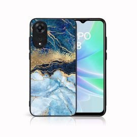 MY ART Calotta protettiva per Oppo A78 BLUE MARBLE (141)