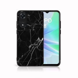 MY ART Calotta protettiva per Oppo A78 BLACK MARBLE (142)