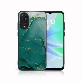 MY ART Calotta protettiva per Oppo A78 GREEN MARBLE (145)