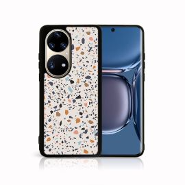 MY ART Cover protettiva Huawei P50 Pro -BEIGE TERRAZZO (162)