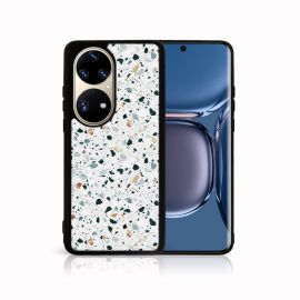MY ART Cover protettiva Huawei P50 Pro - GREY TERRAZZO (163)