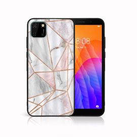 MY ART Cover in silicone Huawei Y5p PINK MARBLE (143)