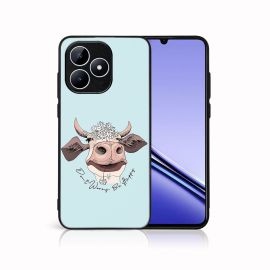 MY ART Calotta protettiva per Realme Note 50 HAPPY COW (181)