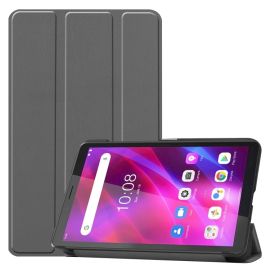 Custodia Flip LEATHER per Lenovo Tab M7 3rd Gen grigia