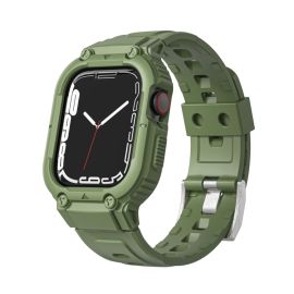 GLACIER Custodia protettiva con cinturino Apple Watch Ultra 1 / 2 49mm verde