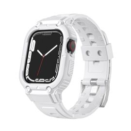 GLACIER Custodia protettiva con cinturino Apple Watch Ultra 1 / 2 49mm bianco