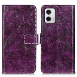 RETRO Custodia a portafoglio Motorola Moto G73 5G viola