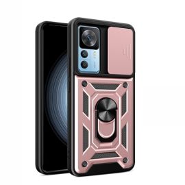 Cover RING CAMERA con supporto per Xiaomi 12T / 12T Pro rosa
