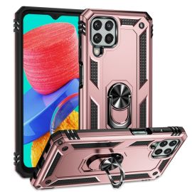 Custodia RING con supporto per Samsung Galaxy M33 5G rosa