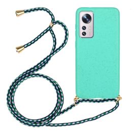 ROPE Cover con cordino Xiaomi 12 / Xiaomi 12X verde chiaro