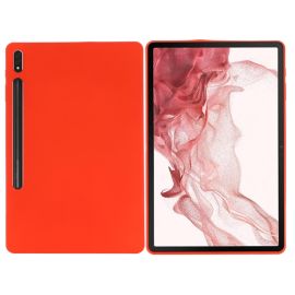 Cover protettiva RUBBER per Samsung Galaxy Tab S8+ / S7+ / S7 FE rossa