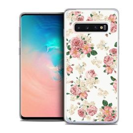 PROTEMIO MY ART Ochranný kryt Samsung Galaxy S10 Plus PINK ROSES (016)