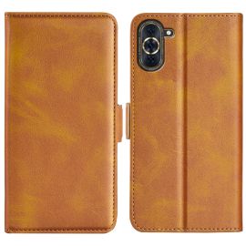 Custodia a portafoglio SIDE per Huawei Nova 10 marrone chiaro