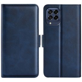 Custodia a portafoglio SIDE per Samsung Galaxy M33 5G blu