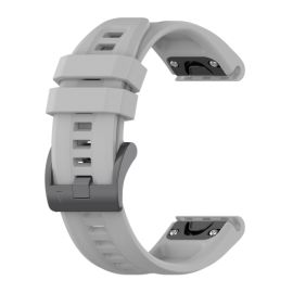 Cinturino in SILICONE per Garmin Fenix 7S / 7S Pro / 7S Solar / 7S Sapphire grigio