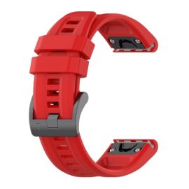 Cinturino in SILICONE per Garmin Fenix 7S / 7S Pro / 7S Solar / 7S Sapphire rosso
