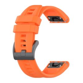 Cinturino in SILICONE per Garmin Fenix 7S / 7S Pro / 7S Solar / 7S Sapphire arancione