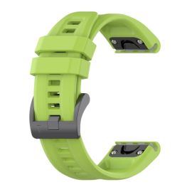 Cinturino in SILICONE per Garmin Fenix 7S / 7S Pro / 7S Solar / 7S Sapphire verde chiaro