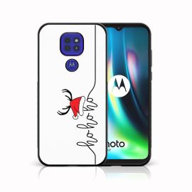 Cover MY ART con design natalizio Motorola Moto G9 Play / E7 Plus HOHOHO (073)