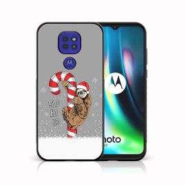 Cover MY ART con disegno natalizio Motorola Moto G9 Play / E7 Plus CANDY (076)